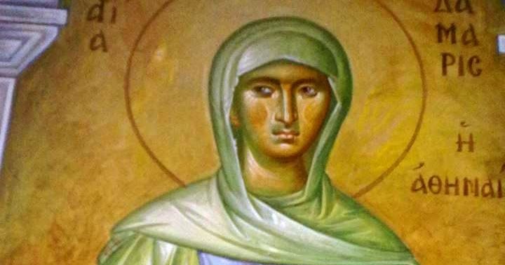3 Οκτωβρίου: Εορτάζει η Αγία Δάμαρις