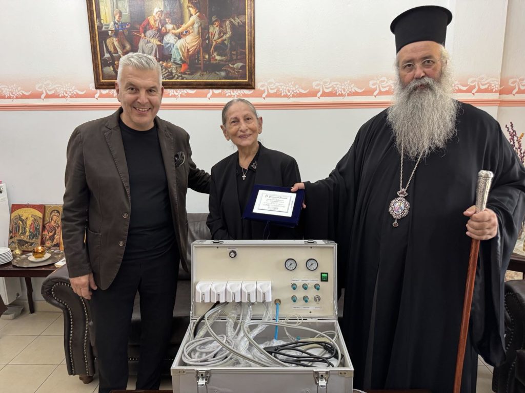 Μια πολύτιμη δωρεά φορητού οδοντιατρείου στο Εκκλησιαστικό Γηροκομείο της Ιεράς Μητροπόλεως Κίτρους
