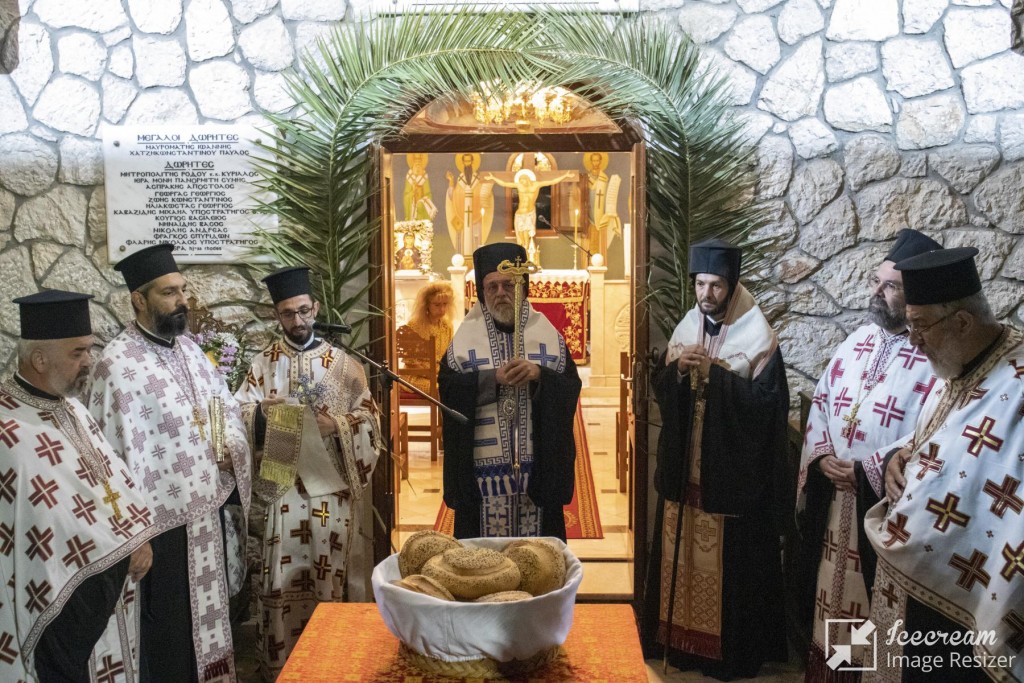 Ρόδος: Πανηγύρισε ο Ιερός Ναός Υπεραγίας Θεοτόκου της «Νικοποιού» στην έδρα της 95ης ΑΔΤΕ