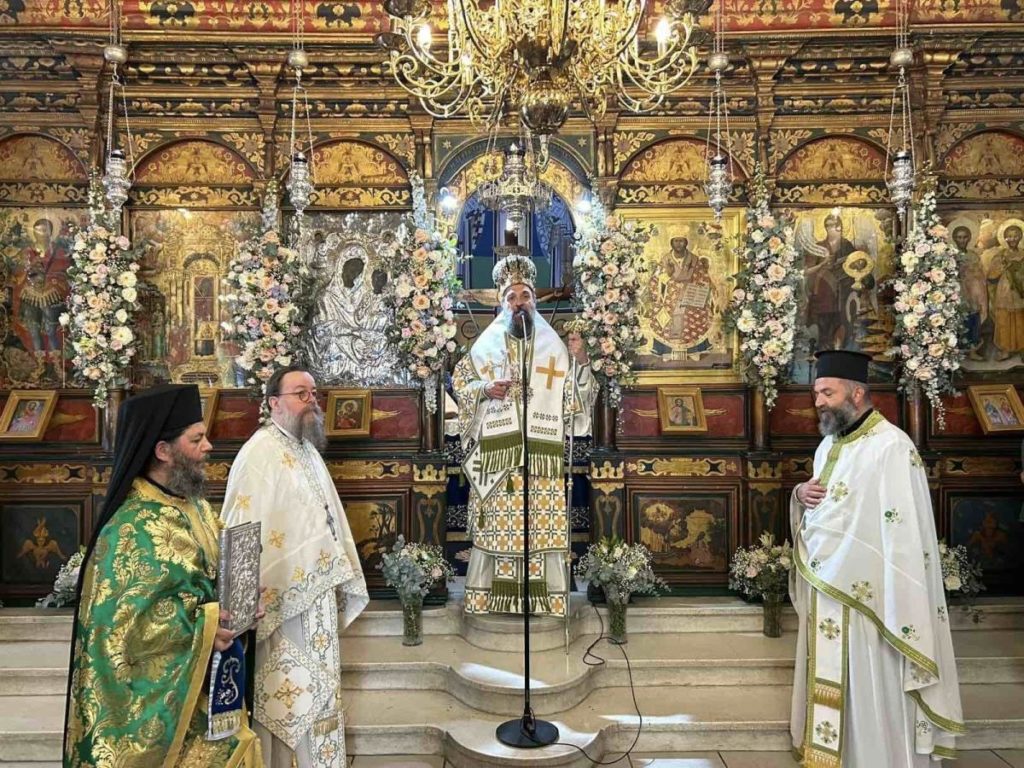 Το Φηροστεφάνι Σαντορίνης πανηγύρισε τον Άγιο Γεράσιμο