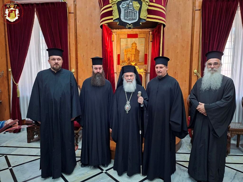 Επισκέψεις στον Πατριάρχη Ιεροσολύμων Θεόφιλο