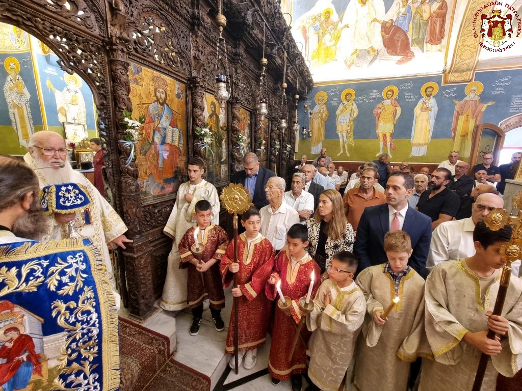 The commemoration of Saint Kyriakos the Anchorite at the Patriarchate