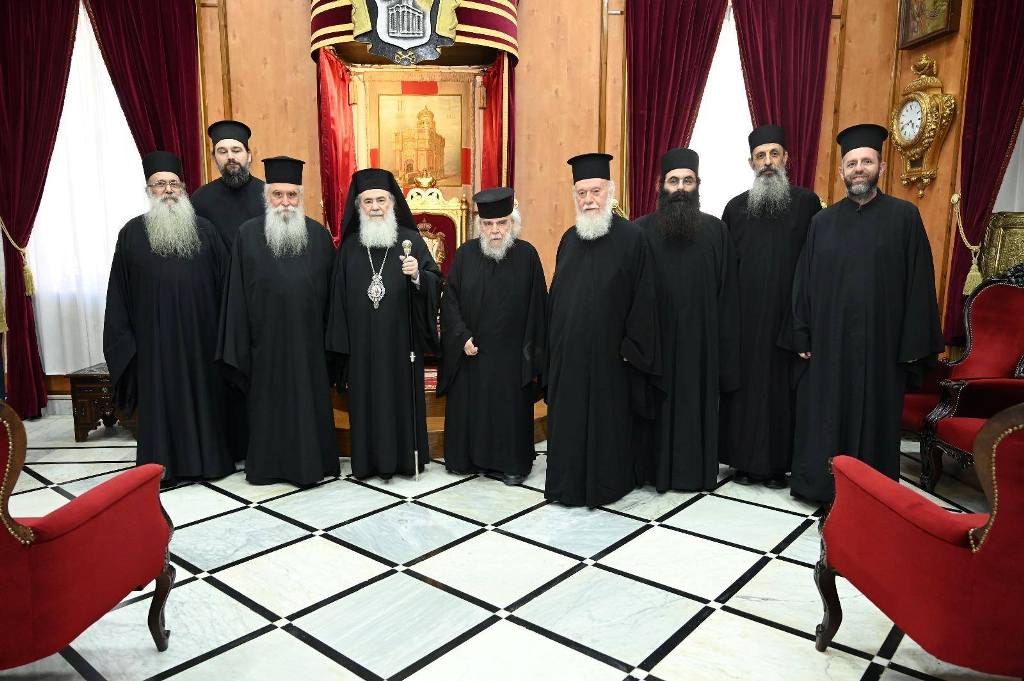 Visit of the Archbishop-Elect of Sinai to the Patriarchate and the Chief Secretariat