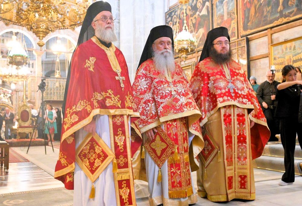 Η προσφώνηση του Αρχιεπισκόπου Σινά Συμεών κατά τη χειροτονία του (ΒΙΝΤΕΟ)