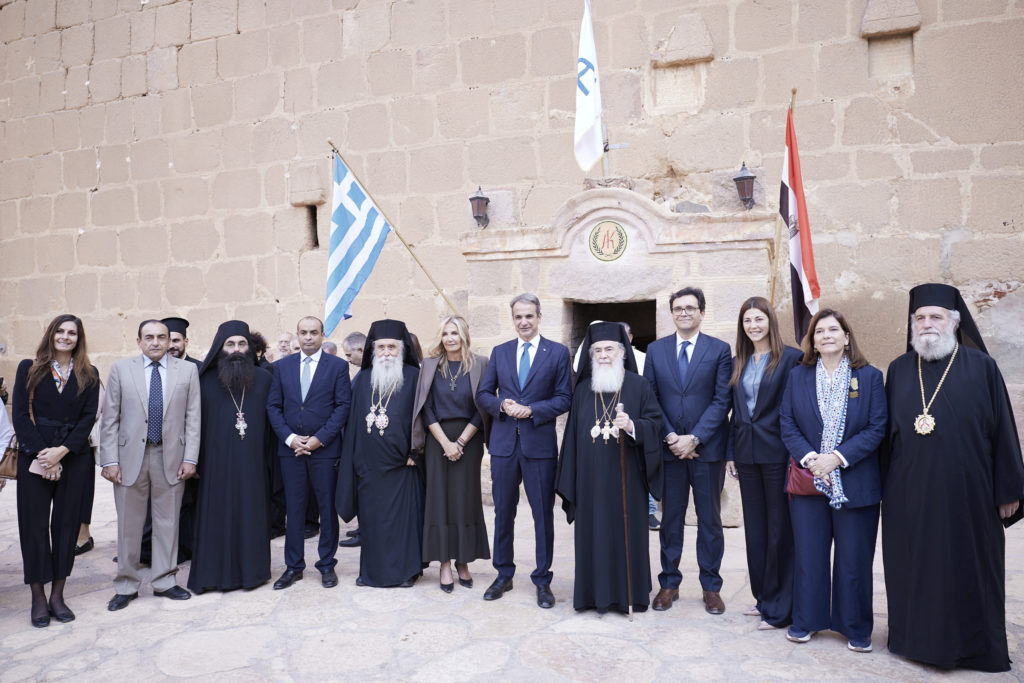 Κ. Μητσοτάκης: Η Ελλάδα θα συνεχίσει να είναι παρούσα σε κάθε βήμα της Μονής Σινά