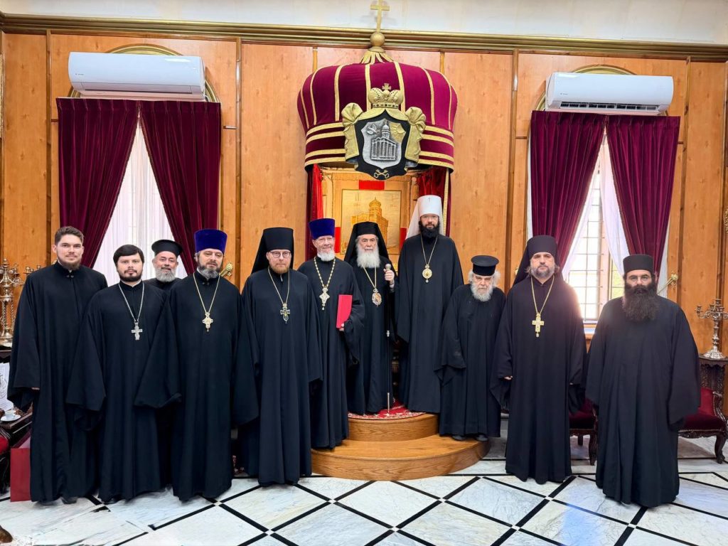 Председатель ОВЦС встретился с Блаженнейшим Патриархом Иерусалимским Феофилом