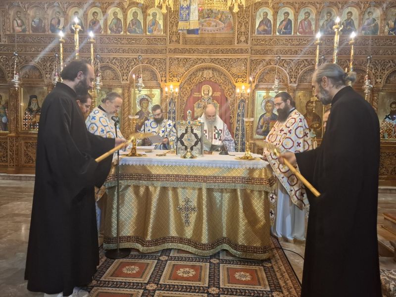 Η αρχαιοπρεπής Θεία Λειτουργία του Αγίου Ιακώβου Αδελφοθέου στη Δράμα