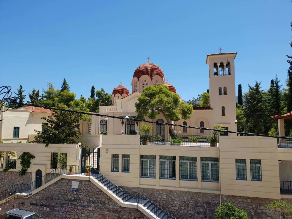 Αγρυπνία με υποδοχή της τιμίας Κάρας του Οσίου Αθανασίου Χαμακιώτου στο Αγιορείτικο Μετόχι Αναλήψεως Βύρωνα