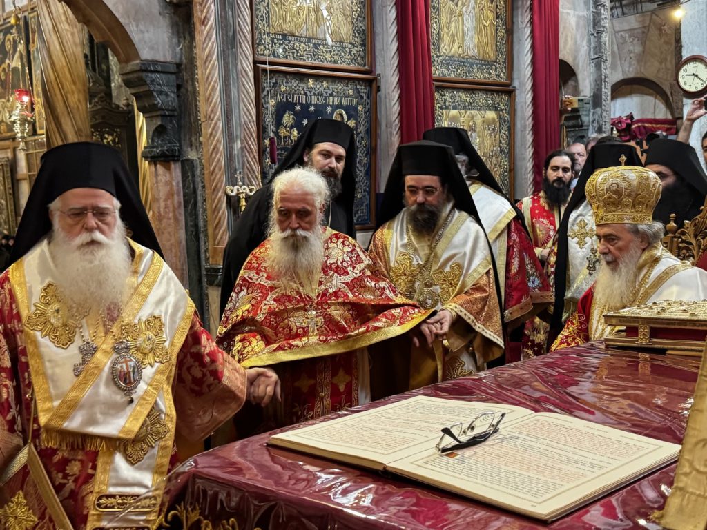 Το χρονικό της επίσκεψης του Μητροπολίτη Καστορίας στα Ιεροσόλυμα για τη χειροτονία του νέου Αρχιεπισκόπου Σινά Συμεών