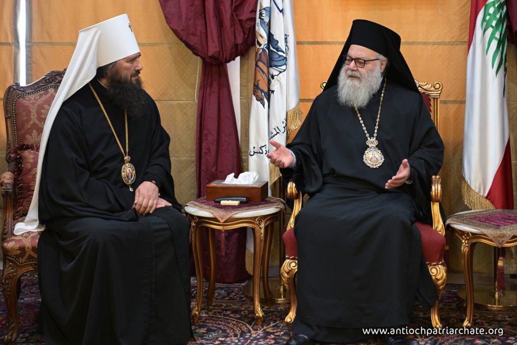 Συνάντηση Πατριάρχη Αντιοχείας με τον Μητροπολίτη Βολγογκράντ