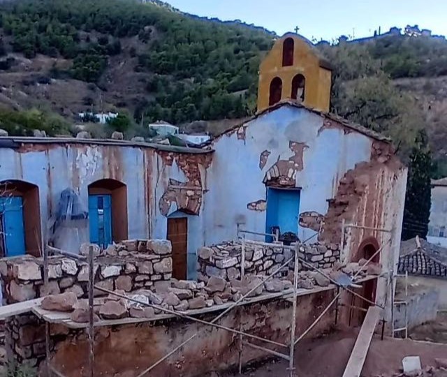 Ξεκίνησαν οι εργασίες αποκατάστασης του Ι.Ν. Μεταμορφώσεως του Σωτήρος στην Ύδρα