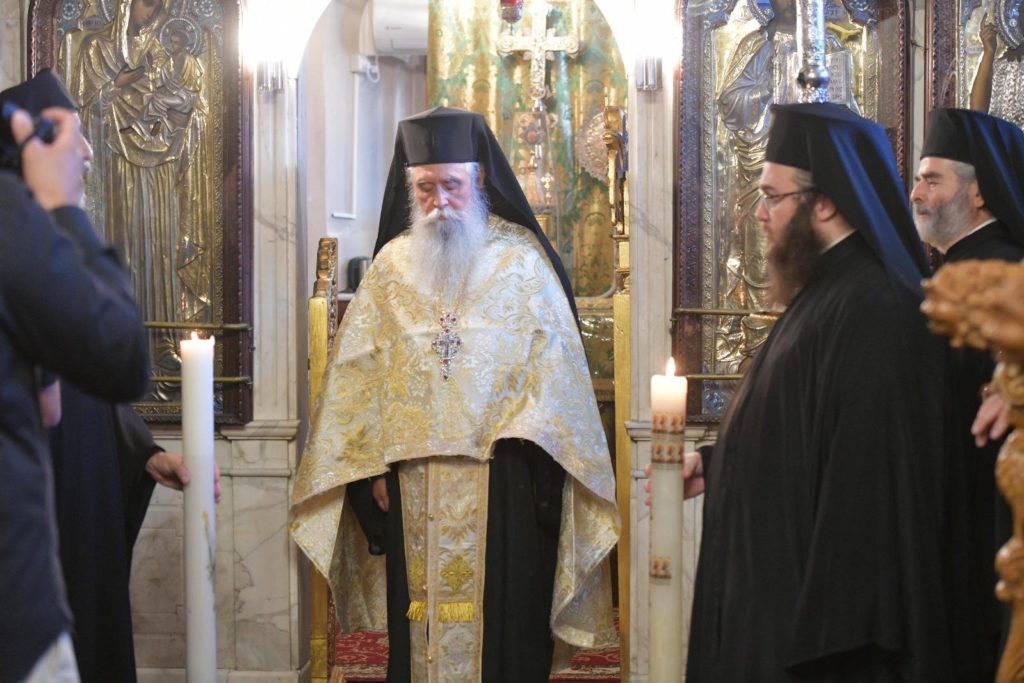 Η αναγγελία της εκλογής του νέου Αρχιεπισκόπου Σινά και η Ακολουθία του Μεγάλου Μηνύματος