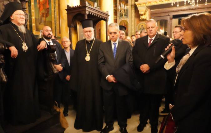 عظة الكلي القداسة البطريرك المسكوني برثلماوس في كنيسة القديس ديمتريوس بسفارة اليونان في رومانيا