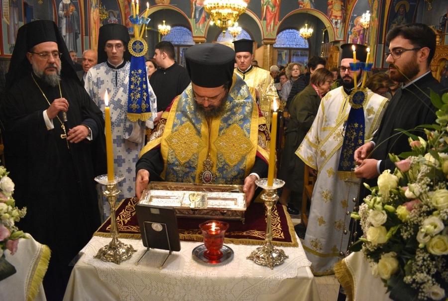 Υποδοχή του σεπτού Λειψάνου της Αγίας Μεγαλομάρτυρος Αναστασίας της Ρωμαίας