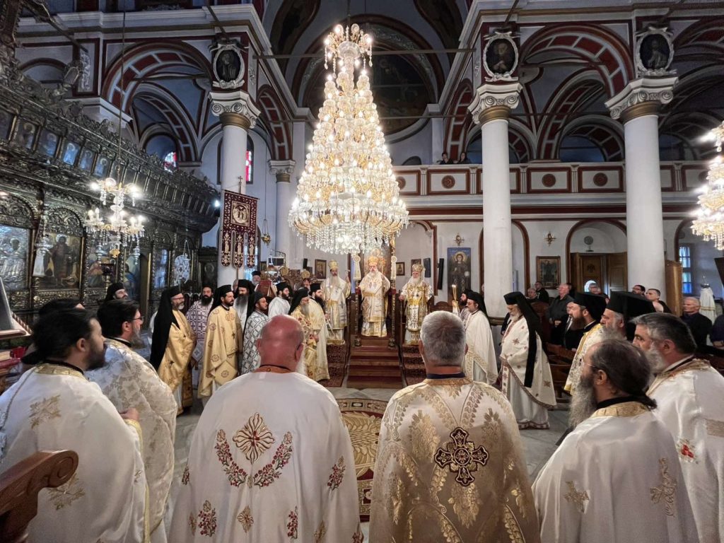 Τα Ονομαστήρια του Μητροπολίτη Λήμνου Ιεροθέου