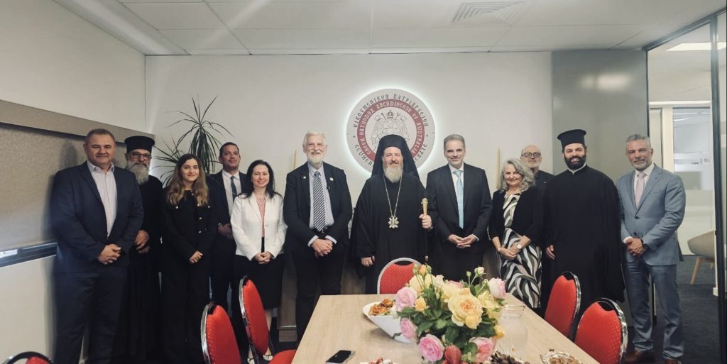 Επίσκεψη του Υφυπουργού Εξωτερικών της Ελλάδος στην έδρα της Ι. Επισκοπής Πέρθης