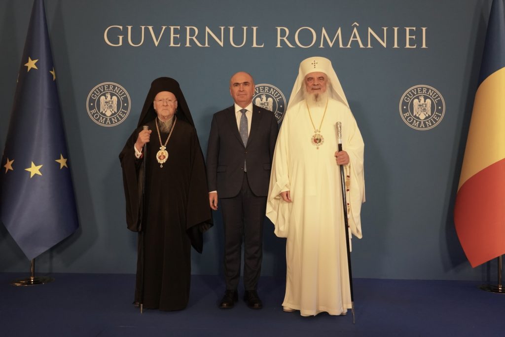 Συνάντηση του Οικουμενικού Πατριάρχου με τον Πρωθυπουργό της Ρουμανίας