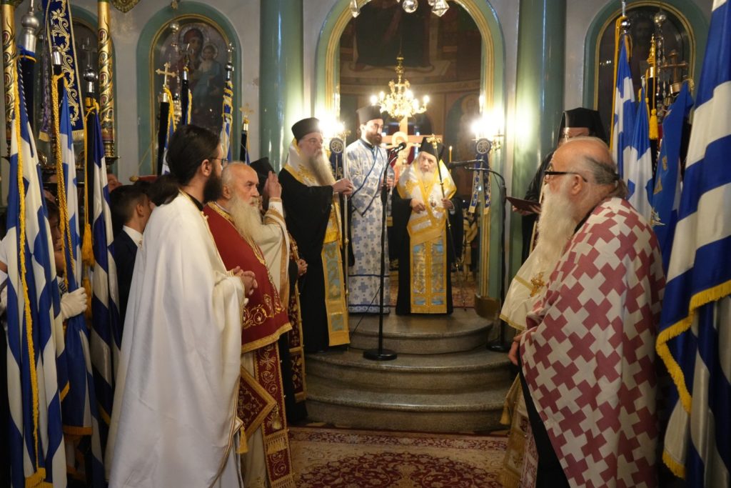 Πανηγυρική Θεία Λειτουργία και Δοξολογία στα 113α Ελευθέρια των Γιαννιτσών