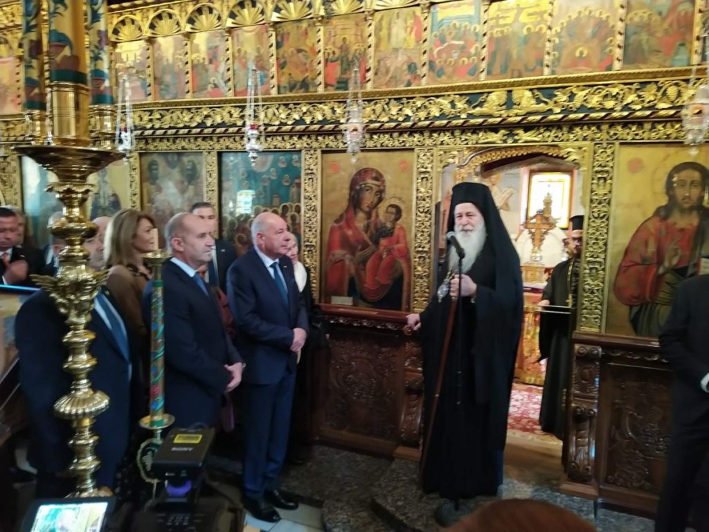 Посещение на президента на Унгария в Бачковския манастир