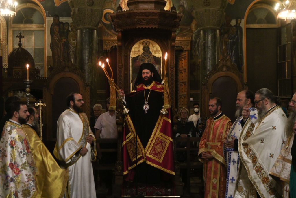 Πανηγυρικός Εσπερινός Αγίου Διονυσίου Αρεοπαγίτου, πολιούχου Αθηνών