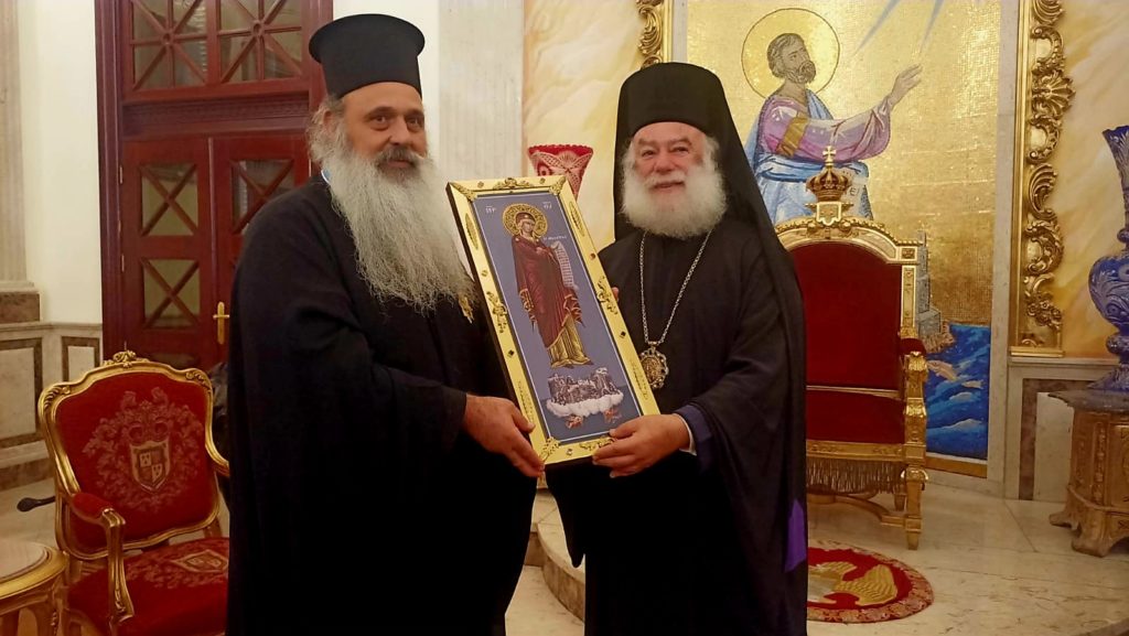 Επίσκεψη Μητροπολίτη Σταγών στην καθέδρα του Πατριαρχείου Αλεξανδρείας