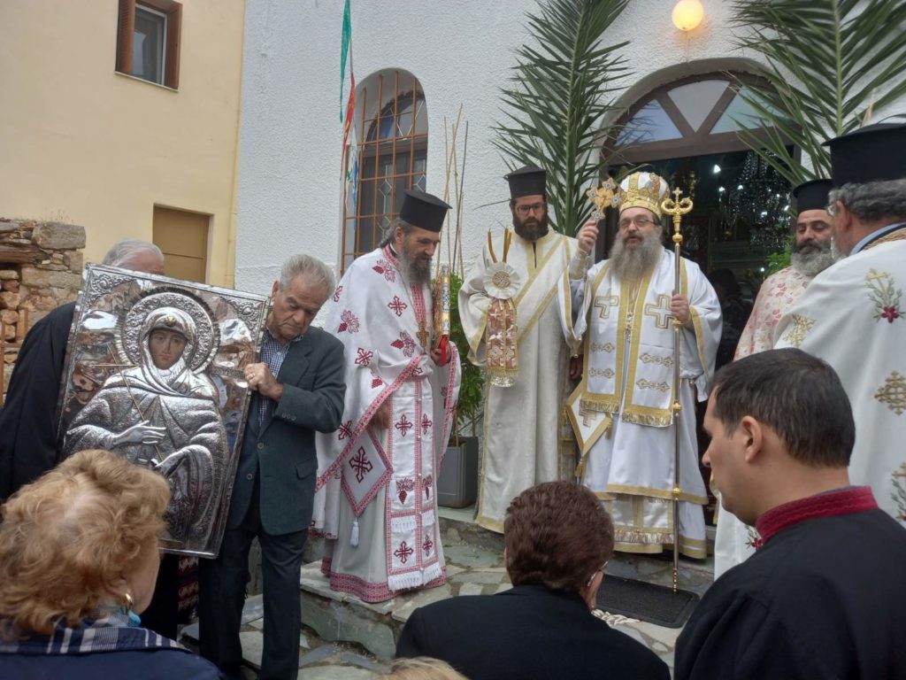 Χίου Μάρκος: Μήνυμα στήριξης στους πυρόπληκτους από τον τόπο ασκήσεως της Οσίας Ματρώνας