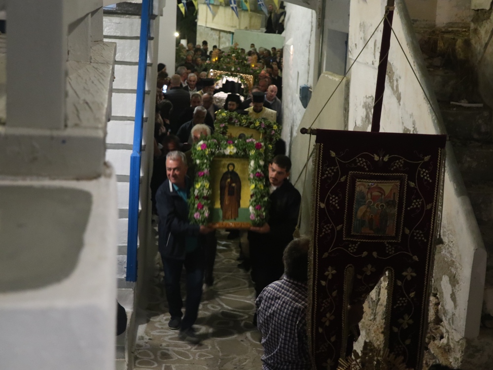 Οι Κιμώλιοι εορτάζουν την ιερά μνήμη της Οσίας Μεθοδίας, της εν Κιμώλω