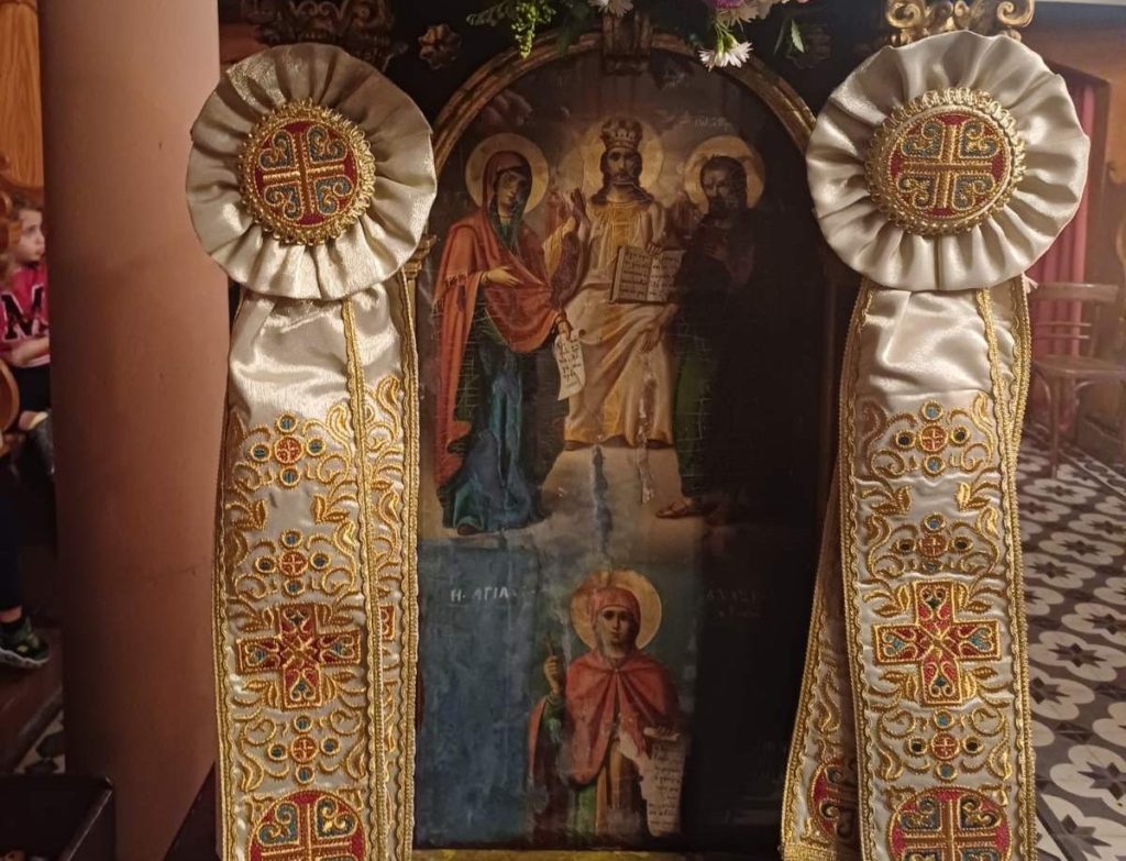 Ο Πανηγυρικός Αρχιερατικός Εσπερινός της Αγίας Αναστασίας της Ρωμαίας στους Τσουκαλάδες Λευκάδος