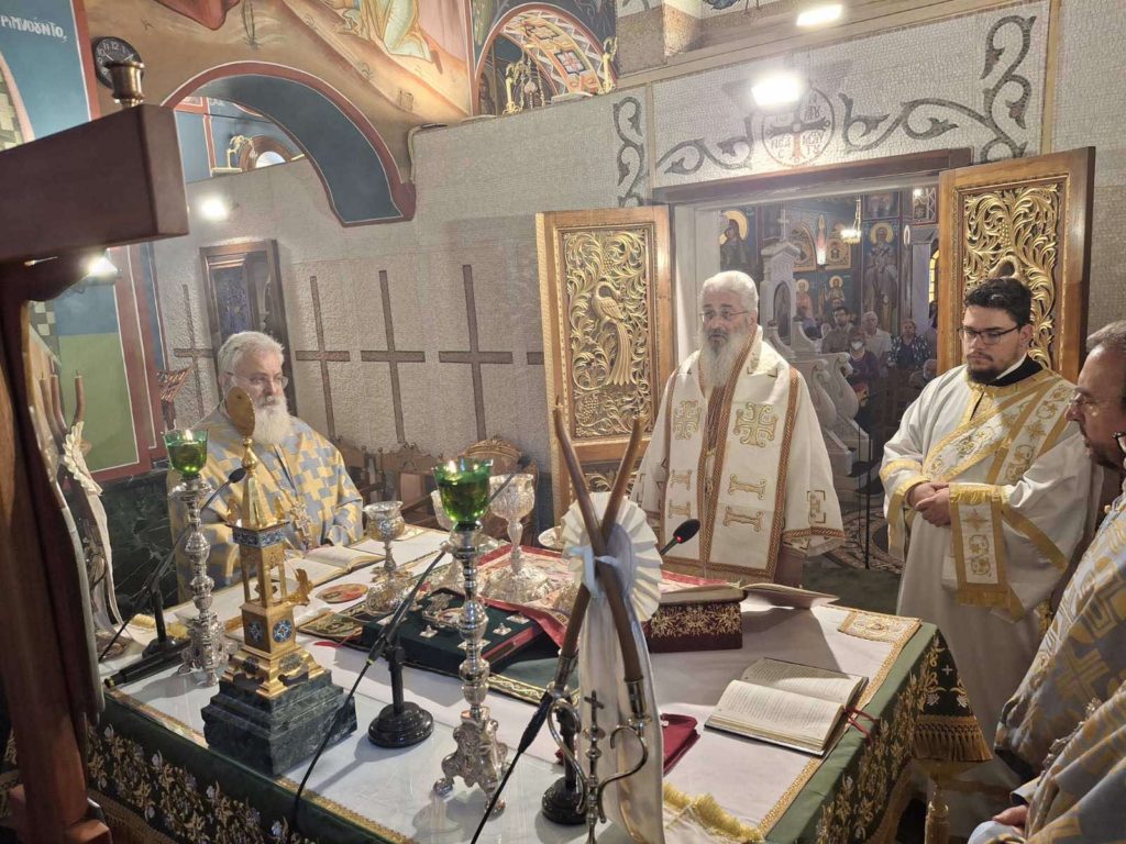 Ο Μητροπολίτης Αλεξανδρουπόλεως στον Ι.Ν. Αγίου Ιωάννου Νέας Φιλαδέλφειας