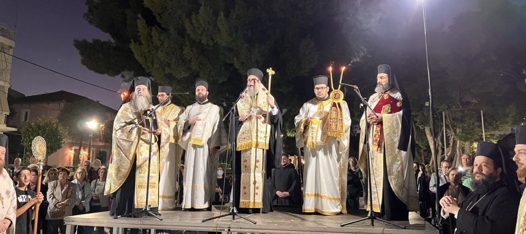 Μεθέορτος Εσπερινός και λιτάνευση Θαυματουργού Εικόνoς Παναγίας Βουρλιώτισσας στη Ν. Φιλαδέλφεια