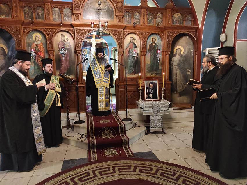 Επιμνημόσυνη δέηση για τον μακαριστό Μητροπολίτη Κορίνθου Διονύσιο