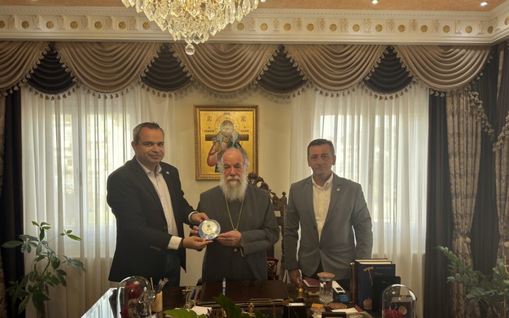 Επίσκεψη της Ένωσης Αξιωματικών ΕΛ.ΑΣ. Α.Μ.Θ. στον Μητροπολίτη Ελευθερουπόλεως