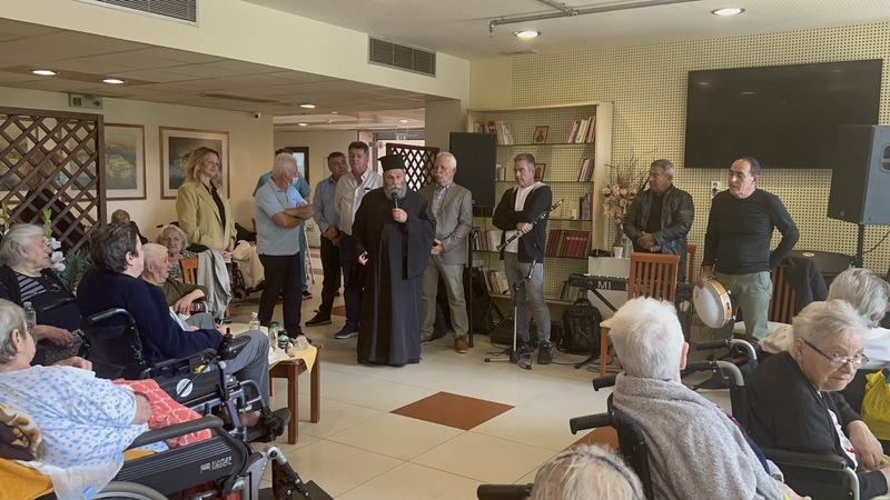 Ο Μητροπολίτης Ιωαννίνων στην εκδήλωση για την Ημέρα των Ηλικιωμένων στο Γηροκομείο Ζωσιμάδων Ιωαννίνων