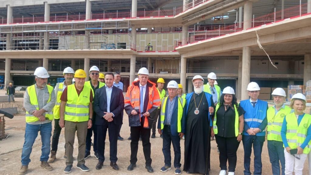 Επίσκεψη Υφυπουργού Υποδομών Νίκου Ταχιάου στο νέο αεροδρόμιο Καστελλίου