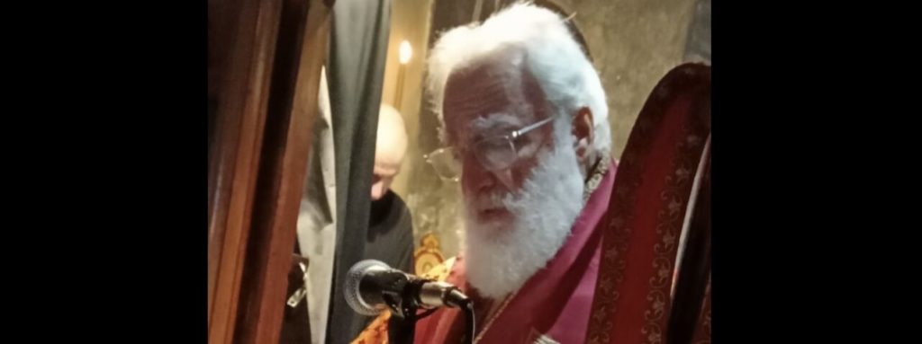 Θεία Λειτουργία στο Παρεκκλήσιο Αγία Δύναμης της Ι. Αρχιεπισκοπής Αθηνών από τον Αρκαλοχωρίου Ανδρέα