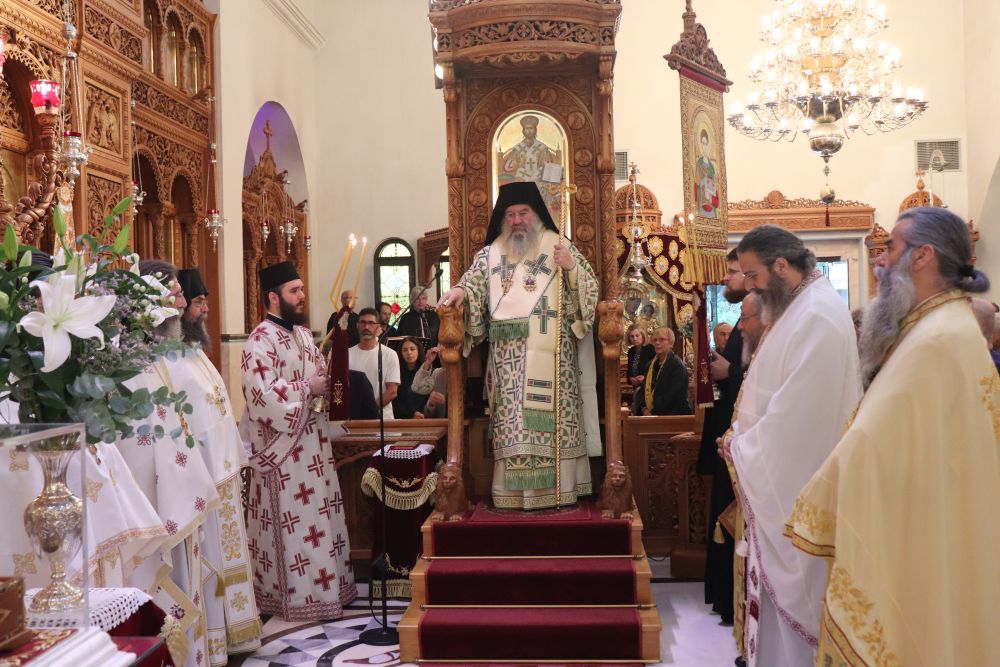”ΔΗΜΗΤΡΙΑ 2025” 15η μέρα – Πανηγυρική Θεία Λειτουργία με τον Μητροπολίτη Λεμεσού (ΒΙΝΤΕΟ)