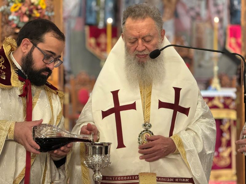 Εορτασμός της μνήμης του Αγίου Ιακώβου του Αδελφοθέου στην Ι.Μ. Χαλκίδος