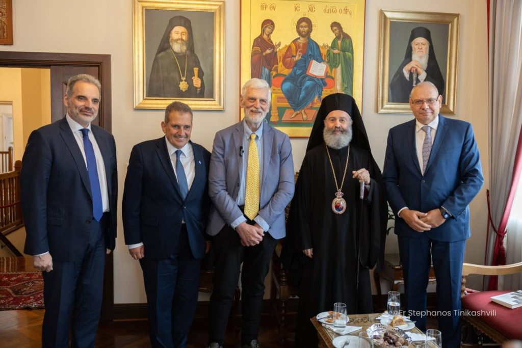 Deputy Foreign Minister for Greeks Abroad Ioannis Loverdos visits the Holy Archdiocese of Australia
