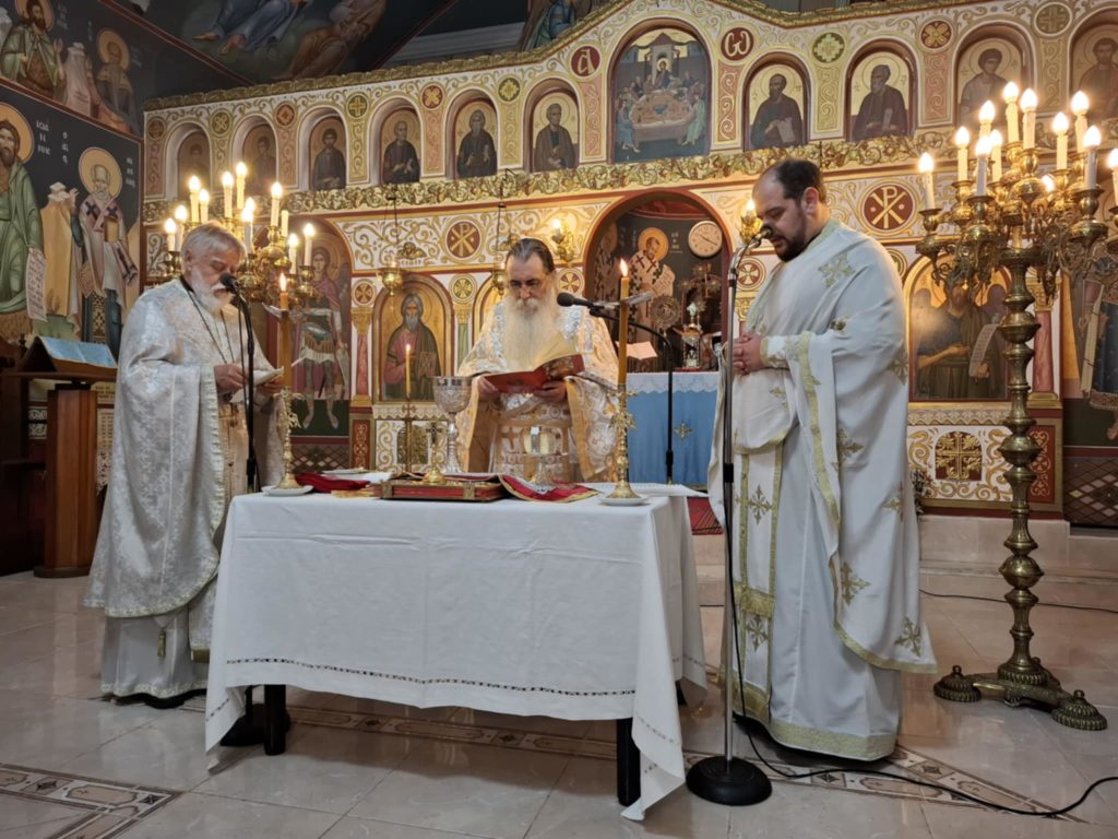 Η Θεία Λειτουργία του Αγίου Ιακώβου του Αδελφόθεου στον Ι.Ν. Αγίου Ανδρέου στον Μαλακώντα – Ερέτριας