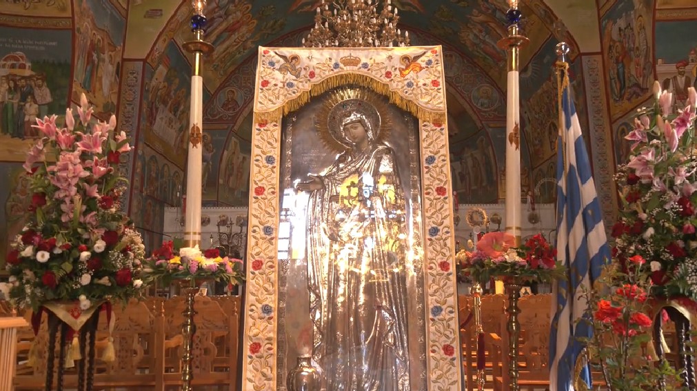 Η υποδοχή της Ιεράς Εικόνας Παναγίας της Γερόντισσας από το Άγιον Όρος στις 24 Οκτωβρίου