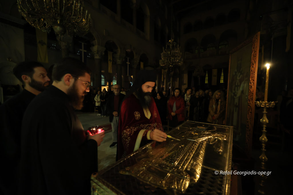 Πανηγυρική αγρυπνία στον Άγιο Δημήτριο Θεσσαλονίκης (ΦΩΤΟ)
