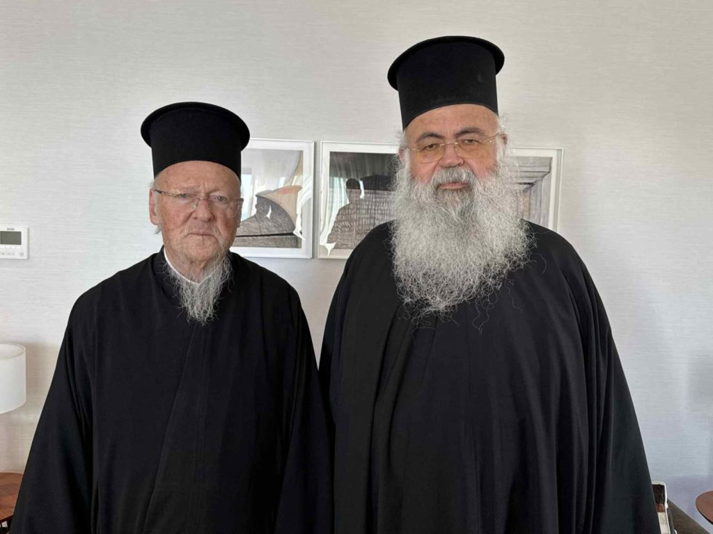 Ecumenical Patriarch meets with Archbishops of Cyprus and Albania in Thessaloniki