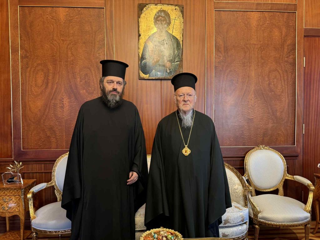 Επίσκεψη του νέου Μητροπολίτη Κονίτσης Αλεξίου στο Οικουμενικό Πατριαρχείο