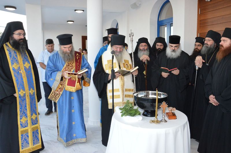 Τα Θυρανοίξια του παρεκκλησίου Τιμίου Σταυρού Πανιώτη τέλεσε ο Μητροπολίτης Λεμεσού