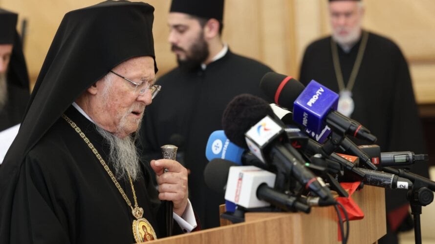 Ecumenical Patriarch Bartholomew arrives in Bucharest, praises Romania’s deep Orthodox faith ahead of Cathedral Consecration