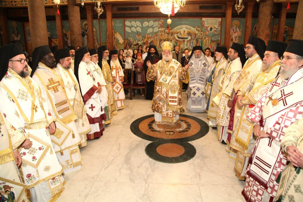 Πατριαρχική και Συνοδική Θεία Λειτουργία με υπογραφή Αγιοκατατάξεωv στην Αλεξάνδρεια