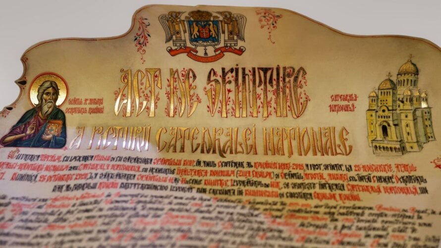 Romania: Document on the Consecration of the National Cathedral’s Painting