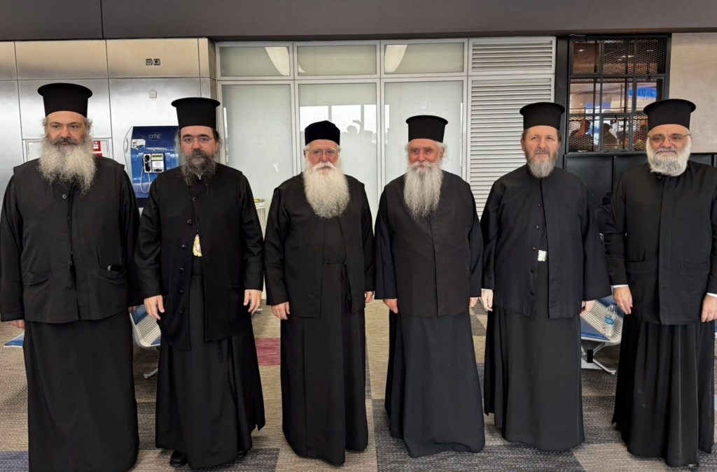 Αναχώρηση Μητροπολιτών εξ Ελλάδος για την χειροτονία του Αρχιεπισκόπου Σινά Συμεών