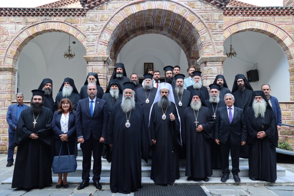 The Patriarch of Bulgaria visited the Monastery of Saint Dionysius of Olympus