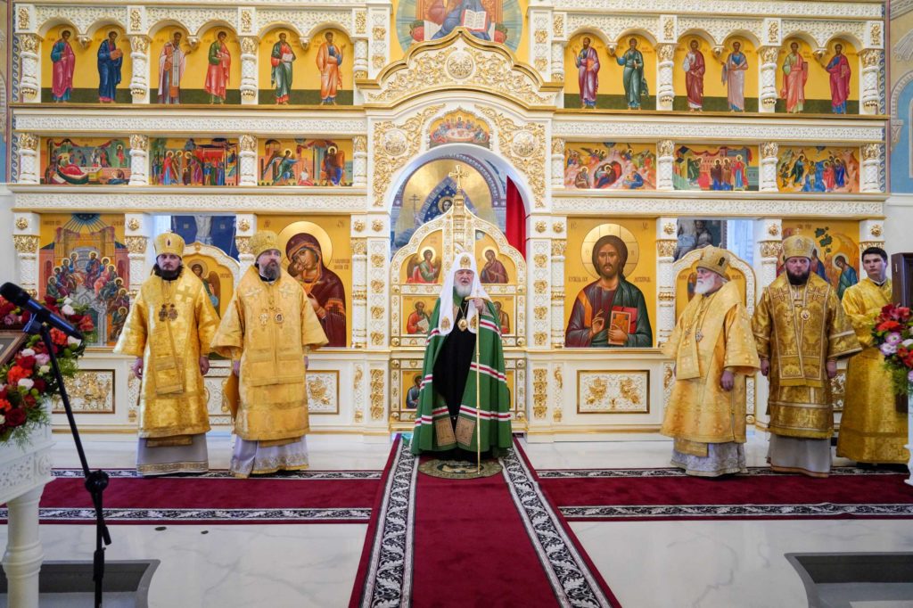 Патриаршая проповедь после Литургии в Троицком храме с. Саввино Московской области